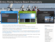 Tablet Screenshot of observatory.db.erau.edu