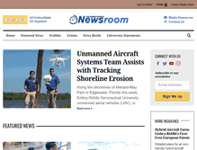 Tablet Screenshot of news.erau.edu